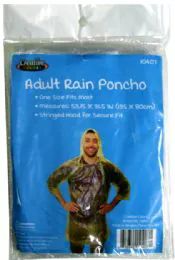 144 of Disposable Adult Size Poncho