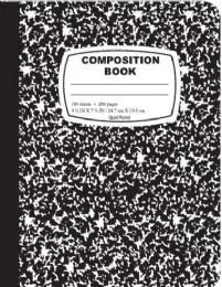 48 Wholesale Composition Book - Quad Ruled - 100 Sheets