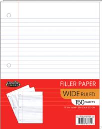 36 Pieces Filler Paper - 10.5 X 8 Inch - 150 Sheets - Wide Ruled - Paper
