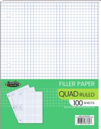 48 of Filler Paper Quad Ruled
