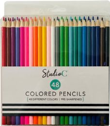 36 Wholesale Colored Pencils 48pc pack