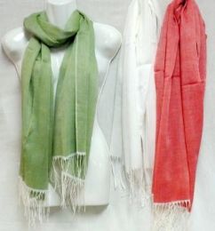 36 of Cotton Solid Color Scarves
