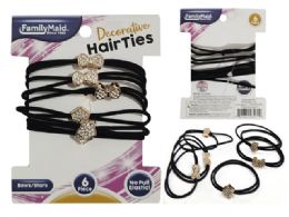 288 Pieces 6pc Hair Ties - PonyTail Holders