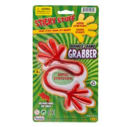 72 Units of Sticky Stuff Double-Hand Grabber - Slime & Squishees