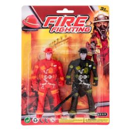 36 Units of Fire Fighting Play Set - 3 Piece Set - Action Figures & Robots