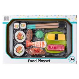 12 Pieces Sushi Play Set - 19 Piece Set - Girls Toys