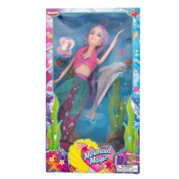 6 Wholesale Ellie Mermaid Magic Doll