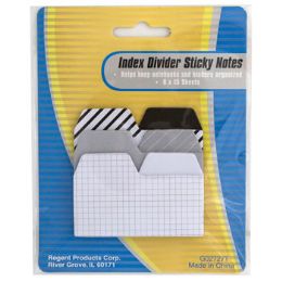 48 Bulk Sticky Note Index Dividers 90pc