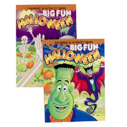 24 Wholesale Coloring/activity Book 2assthalloween Styles In Pdq