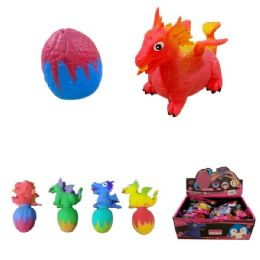 72 Wholesale Reversible Rubber Dragon Toy