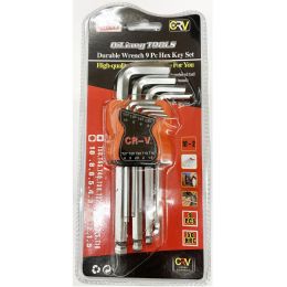 60 Pieces DURABLE WRENCH 9PC HEX KEY SET - Wrenches
