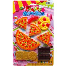 48 Wholesale 13pc Foodie Goodies Play Set On Blister Card