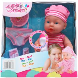 6 Wholesale Baby Doll W/ Sound & Accss