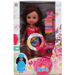 12 of 10" B/o Toddler Doll W/ Accss