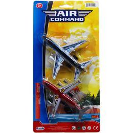 72 Pieces Airplanes On Blister Card - Cars, Planes, Trains & Bikes