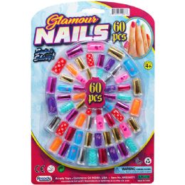 144 Wholesale 60pc Toy Nails Play Set