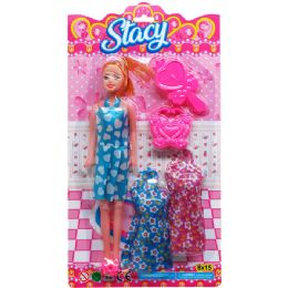 36 Pieces Stacy Doll W/ Accss - Dolls