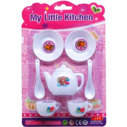96 Pieces 7 Piece Little Tea Set - Girls Toys