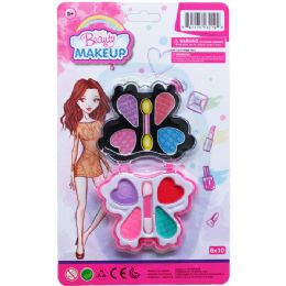 72 Pieces 6" Butterfly Shape Make Up Beauty Set - Girls Toys