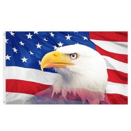 24 Wholesale American Flag With Eagle Head