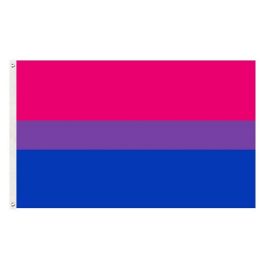 24 Wholesale Bisexual Pride Flag Pink Lavender Blue
