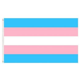 24 of Trans Pride Flag Blue Pink And White