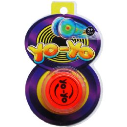 96 Wholesale 2.25 Inch Yoyo On Blister Card, 2 Assorted Styles