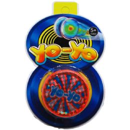 96 Wholesale 2.25 Inch Yoyo On Blister Card, 2 Assorted Styles
