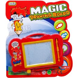 72 Pieces Magic Drawing Board In Blistered Card - Novelty Toys