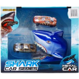 12 of 4.5" SHARK LAUNCHER W/ 3" CARS IN WINDOW BOX