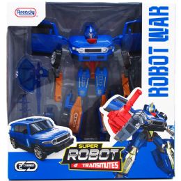 12 Wholesale 8" Transforming Robot W/ Accss In Window Box