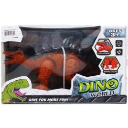 12 Wholesale 10" B/o Dino Stegosaurus In Window Box