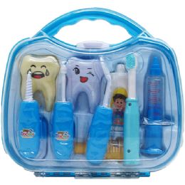12 Pieces 11pc Dentist Play Set In 9" Window Briefcase - Baby Toys