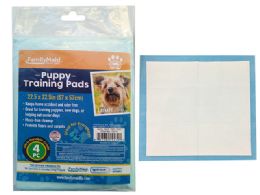 72 Wholesale 4pc Puppy Training Pads