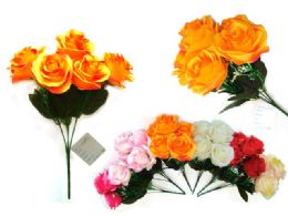 96 Pieces Rose Flower Bush - Artificial Flowers