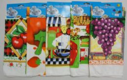 72 Wholesale Printed Dish Towels