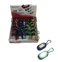 72 Wholesale Cob Mini Key Chain Light