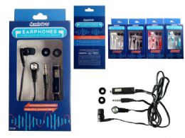 144 Pieces Earphones With Microphone - Cell Phone Accessories