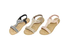 36 Wholesale Women's Studded Sandals