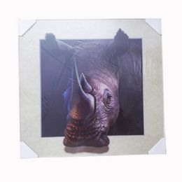 12 Pieces Rhinoceros Canvas Painting - Wall Decor