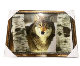 12 Wholesale Wolf In The Forest Canvas Picture Wall Art