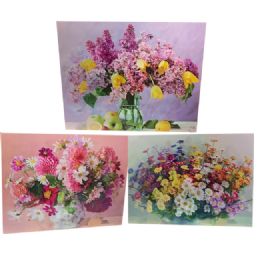 48 Units of Flowers Canvas Picture - Wall Decor