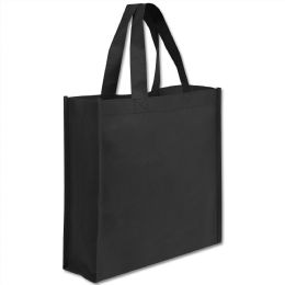 100 Wholesale 13x12 Medium Grocery Bag Black