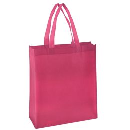 100 Wholesale 15 Inch Grocery Tote BaG- Pink