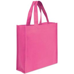 100 Wholesale 13x12 Medium Grocery Bag Pink
