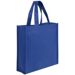 100 Wholesale 13x12 Medium Grocery Bag Blue