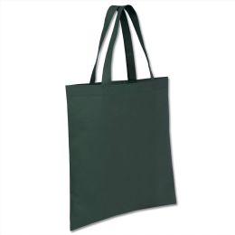 100 Pieces 15 X 14 Non Woven Tote Bag Green - Tote Bags & Slings