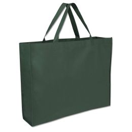 100 Wholesale 19 Inch Non Woven Tote Bag - Green