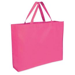 100 Wholesale 19 Inch Non Woven Tote Bag - Pink