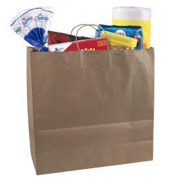 200 Pieces 16 Inch Paper Shopping And Food Delivery Bags - Bags Of All Types